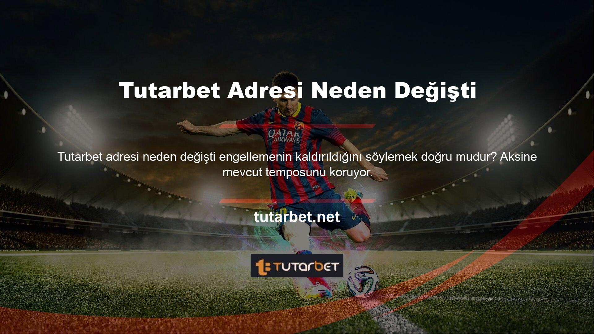 Tutarbet yeni adresi süresiz olarak gizlenecek ve değiştirilecek