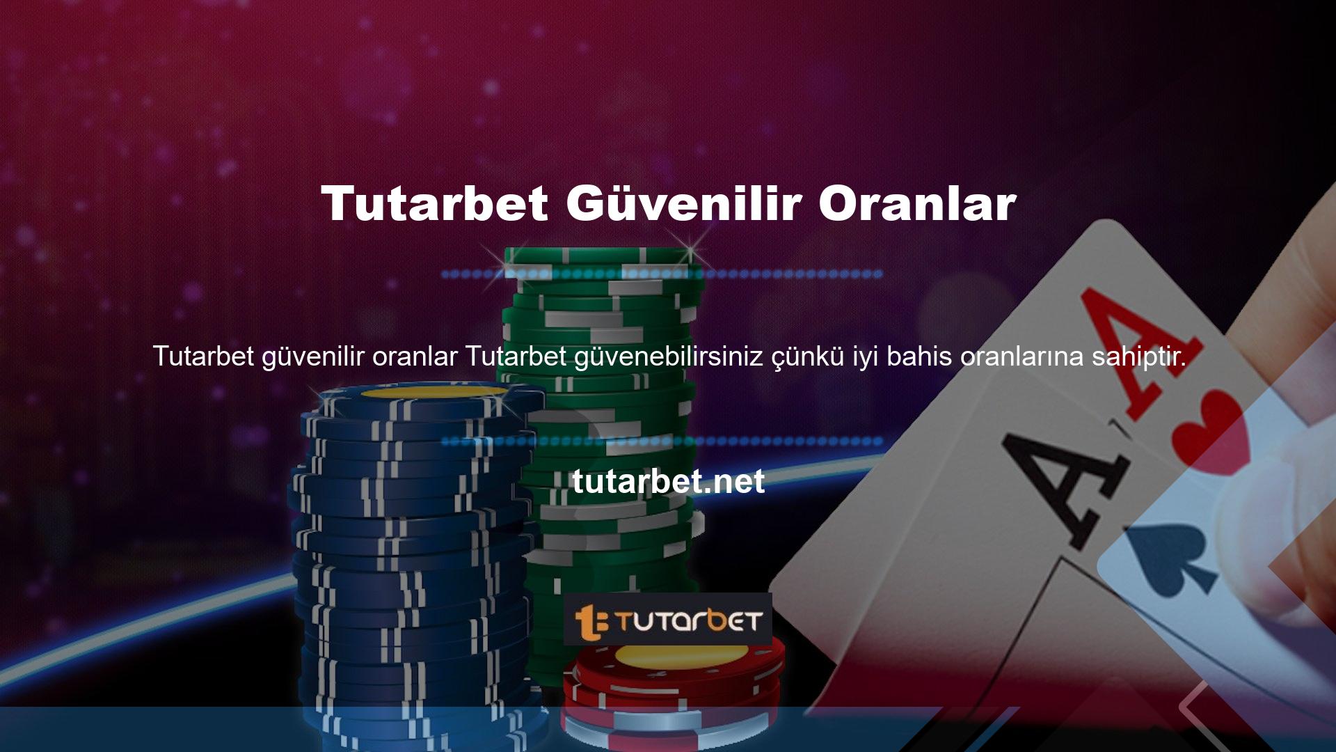 Site, Türkiye'deki diğer bahis alanlarından daha yüksek bahis oranlarına sahiptir